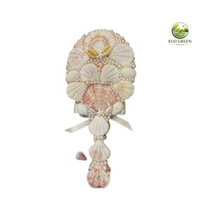 Beautiful Natural Shell Handmade Bronze Double Sided Magnifying Handheld <b>Pocket</b> Cosmetic Mirror High Quality International - Product Image 6