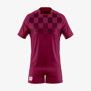 ชุดเสื้อและกางเกงรักบี้โพลีเอสเตอร์ 100% พร้อมโลโก้ทีมและหมายเลขแบบกำหนดเอง เสื้อฟุตบอลแบบซับลิเมชั่น ชุดรักบี้สำหรับผู้ใหญ่ ไซส์ผู้ชาย - Product Image 5
