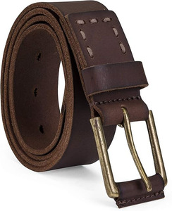2026 Men's <b>Dress</b> Jeans Belt with Custom Logo Pin Buckle New Stylish Casual High-Quality Genuine Leather Wholesale Formal OEM - Product Image 1