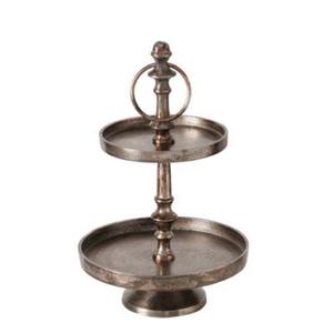Support à gâteau antique à un ou deux niveaux, style vintage, pour décorations de table de Noël, mariages, fêtes, service de fruits et desserts. - Product Image 4