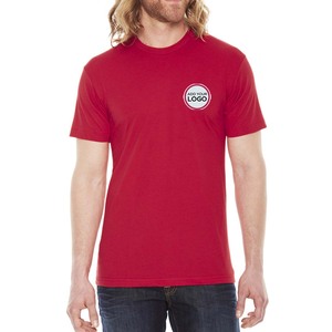 100% Cotton Jersey 100% Combed <b>Ring</b>-Spun Cotton Maroon Red T Shirts - Product Image 1