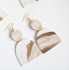 Custom Handmade Resin Earrings Unique Colorful Fashion Jewelry Earrings for Women and Girls, Boutique and Wholesale Jewelry - Product Image 1