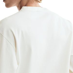T-shirt à manches longues pour homme, coupe ample et décontractée, coton premium, col rond, style streetwear surdimensionné, fabricant OEM ODM personnalisé - Product Image 4