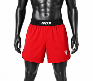 กางเกงชกมวย MMA RDX สีแดงสำหรับผู้ชาย พร้อมโลโก้แบบกำหนดเอง - Product Image 1