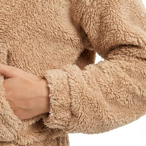 Veste zippée en toile respirante de haute qualité pour femmes, doublée de polaire, veste d'hiver entièrement zippée - Product Image 5