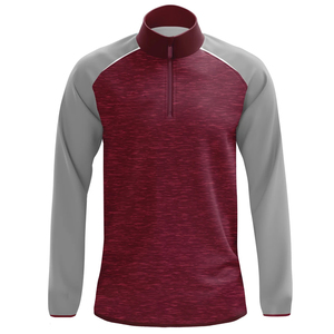 Hauts d'entraînement unisexes en polyester à demi-zip personnalisés pour clubs sportifs – Produit sport et divertissement - Product Image 3