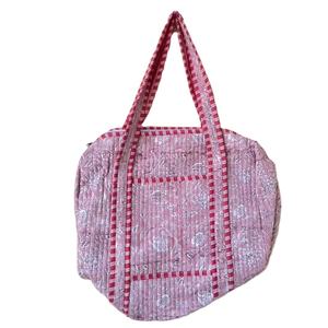 Bolso Tote Bohemio Acolchado de Color Sólido, Ligero, de Gran Capacidad, de Algodón, para Mujer, para Todas las Temporadas, Vertex - Product Image 1