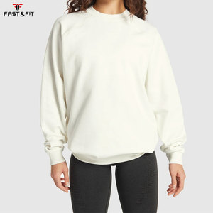 2026 Autumn Casual Streetwear Printed <b>Drop</b> Shoulder Breathable Windproof Woven Women's Sweatshirt Customized Colors Front Logo - Product Image 6