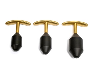 Plug anal noir et doré, jouet BDSM, articles coquins de haute qualité - Product Image 5