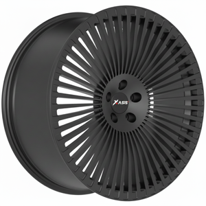 Flow Formed <b>Cast</b> Alloy Wheels Concave Multi Spoke Machined Silver 19 20 21 22" Inch Rims Center Cap - Product Image 4