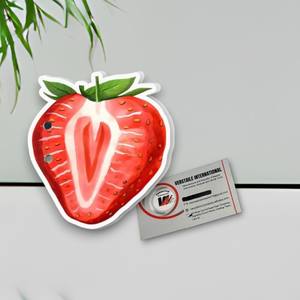 Tuile magnétique en acrylique de haute qualité en forme de cœur ou carrée, motif floral, pour artistes en extension de cils - Product Image 3