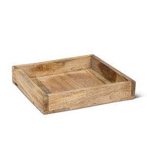 Bandeja Cuadrada de Madera para Servir - Diseño Moderno, Apta para Lavavajillas, Ecológica, para Comida, Aperitivos y Desayuno - Product Image 4