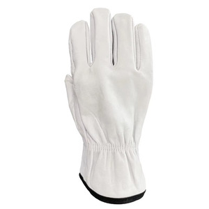 ถุงมือหนังแพะ วัว แกะ คุณภาพสูงสำหรับผู้ชาย แบบกำหนดเอง สำหรับงานก่อสร้าง ขับรถ ปลอดภัย พร้อมโลโก้ ป้องกันมือและแขน - Product Image 3