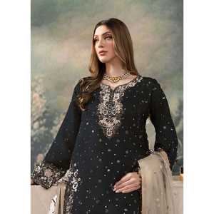 Designer Women's Party Wear <b>Suit</b> Set Sequence Embroidered Work - Product Image 6