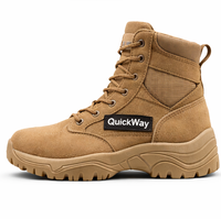 Vente en gros de bottes et chaussures tactiques QUICK WAY INDUSTRIES, chaussures de travail en cuir imperméables à lacets pour hommes au Pakistan, tailles 9/42