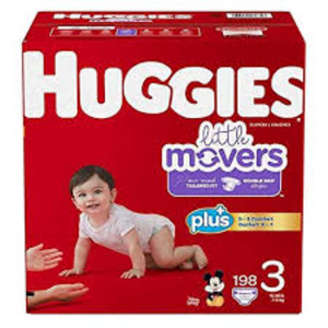 Pañales Huggies Little Movers Plus, Talla 3 (198 Unidades) - Product Image 5