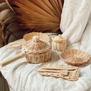 Juguetes de ratán al por mayor para bebés, juego de cocina creativo y bien elaborado para niños - Product Image 4