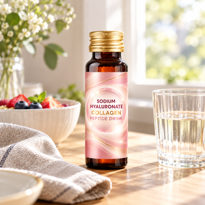 Boisson de collagène en peptides personnalisée OEM ODM sous marque privée avec hyaluronate de sodium, flacon liquide oral, complément alimentaire - Product Image 2