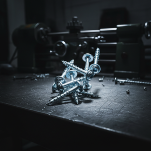 Vis à bois à tête cylindrique métrique/pouce, autotaraudeuse, à empreinte Phillips/Pozi, en acier au carbone/inoxydable, zinguée/nickelée, à filetage grossier - Product Image 1