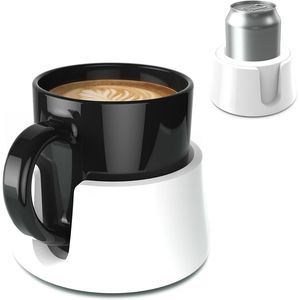 Portabicchieri da Tavolo Anti-Ribaltamento Glacier White - Sottobicchiere Anti-Ribaltamento per Camper, Barca, Porta Bevande, Accessorio Interno per Camper - Product Image 1