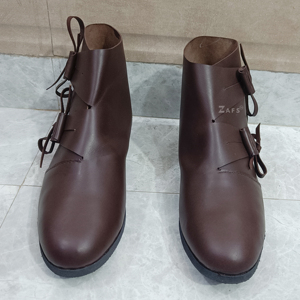 Chaussures en cuir véritable faites à la main, confortables, durables, décontractées et formelles pour hommes, style historique médiéval Renaissance - Product Image 5