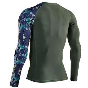 Activewear Rash Guard Compression Shirt Custom Sublimation <b>Short</b> Sleeve Quick Dry Fitness Workout Training Sportswear - Product Image 6