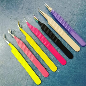 Pinzas de Acero Inoxidable de Alta Calidad para Extensión de Pestañas, Precisión, Durabilidad, Antiestáticas - Product Image 1