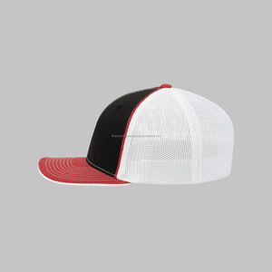 Venta al por mayor a granel en blanco de alta calidad al aire libre Snapback malla gorra de béisbol sombreros de camionero con logotipo bordado personalizado - Product Image 4