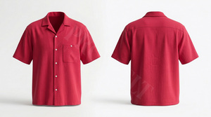 Camisa Casual de Manga Corta, Superventas, para Verano, con Botones, para Oficina y Uso Diario, Ligera, Transpirable, Personalizable - Product Image 6