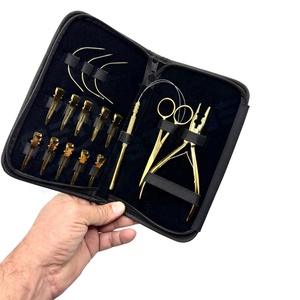 GEMSTONE ENTERPRISES <b>Mini</b> Gold Stainless Steel Durable Reusable Hair Extension Installation <b>Tool</b> <b>Kit</b> 3 Hole Micro Beads Plier - Product Image 6