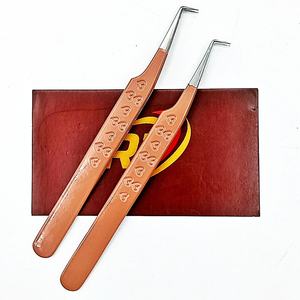 Pince à épiler professionnelle en acier inoxydable haute précision, antistatique, durable, à pointe lisse, pour extensions de cils et manucure, respectueuse de l'environnement - Product Image 6