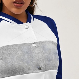 เสื้อแจ็คเก็ตครอปตัวสั้นสำหรับผู้หญิง ผ้าฝ้าย 100% ระบายอากาศได้ดี แห้งเร็ว เป็นมิตรกับสิ่งแวดล้อม คุณภาพสูง เหมาะสำหรับฤดูหนาว - Product Image 3