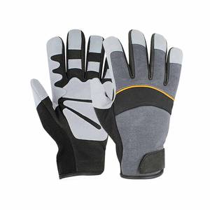 Gants de mécanicien en cuir JNM SAFETY, anti-coupure, antidérapants, durables, protection de sécurité industrielle, usage général, personnalisables - Product Image 1