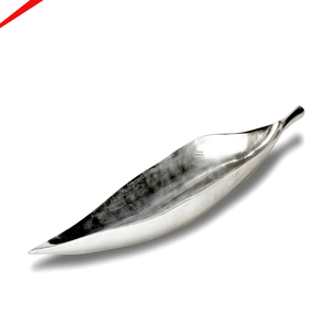 Bol de service en métal poli haut de gamme, fait main par un designer, en aluminium moulé, pour la maison, l'hôtel, les fêtes - Bol écologique - Product Image 4