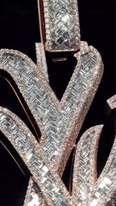 Hip Hop Moissanite Round Brilliant Cut Bezel Setting Pendant & <b>Charm</b> <b>Silver</b> Plated Custom Fine Jewelry for Party Occasion - Product Image 4