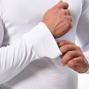 Camiseta Interior Quirúrgica Personalizada de Venta Caliente, Elástica y Transpirable para Hombres, Uniformes Médicos de Enfermería, Uniformes Quirúrgicos de Hospital con Spandex - Product Image 6