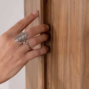 Vandana Crystal Tone-style acacia wood <b>sideboard</b> Melody - Product Image 3