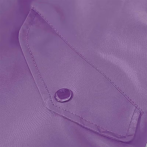 Chaquetas Bomber Casuales para Hombre 100% Poliéster, Color Morado, Cierre de Cremallera, Mangas Largas, Cuello Alto, Chaquetas Bomber para Hombre - Product Image 6