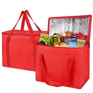 Bolsa Térmica de Lujo Impermeable de Aluminio BSCI para Comida para Llevar, Entrega a Domicilio, Compras al Aire Libre, Bolsa Refrigeradora Aislada con Cremallera - Product Image 6