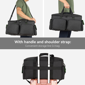 Custom Portable <b>Cable</b> Organizer <b>Bag</b> for DJ Gear – Carrying Case for Musical Instruments and Audio Equipment - Product Image 6