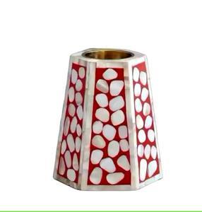 Quemador de incienso con diseño floral incrustado en nácar, colores personalizados - venta al por mayor, producto más vendido - Product Image 2