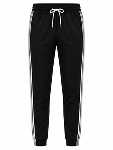 Custom Black Zip Up Activewear <b>Set</b> Breathable Performance Training Outfit for Gym Running and Casual Wear - Product Image 5
