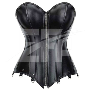 Corsé de Cuero para Mujer, Diseño al por Mayor, Fabricación en Pakistán, Precio de Fábrica, Corsé de Cuero Genuino para Mujer, Más Vendido - Product Image 1