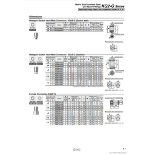Raccords instantanés SMC Pneumatics KQ2S12-02G pièces pneumatiques - Product Image 4