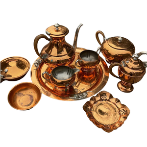 Pure Copper Vintage Coffee <b>Set</b> With Polish Finished For Restaurant Home And Hotel Kitchenware Metal <b>Tea</b> <b>Set</b> - Product Image 5