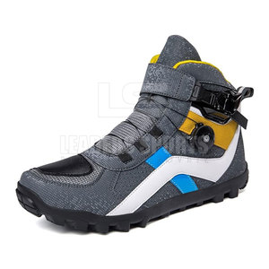 Las Mejores Botas de Motocicleta Impermeables de Cuero, Unisex, de Alta Calidad, con Logotipo Personalizado, MOQ Bajo, Cómodas - Product Image 3