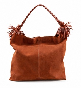 Bolso Tote de Gamuza Premium para Mujer, Estilo Vintage, con Asa Trenzada y Borlas, Gran Capacidad, Étnico y Moderno - Product Image 1