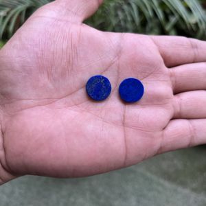 ราคาขายส่ง หินลาพิส ลาซูลีสีน้ำเงินธรรมชาติ ขัดเงา ทรงคาโบชอง เปลี่ยนสีได้ ใช้ทำเครื่องประดับ มีหินให้เลือกมากมาย จากเจียปุร์ เจมส์ - Product Image 6