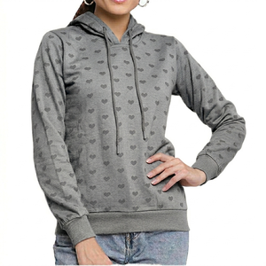 Sudaderas con Capucha para Mujer, Sublimadas, Precio Razonable, Nuevas, Tejidas, 100% Algodón, Logotipo Frontal Personalizado, Impresión Personalizada - Product Image 1