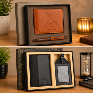 Set de Regalo de Viaje Personalizado de Cuero PU, Porta Pasaportes y Etiqueta para Equipaje - Kit de Viaje Empresarial Promocional para Ocasiones Festivas - Product Image 6